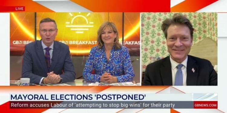 Richard Tice praises Christopher Harborne's £9million donation to Reform UK