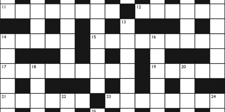 Crossword No. 1750