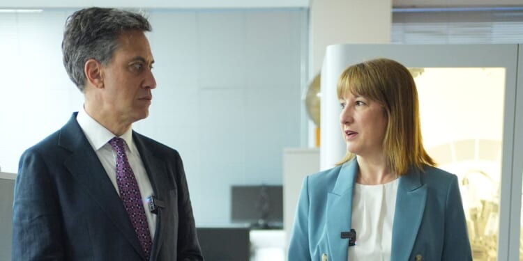 Ed Miliband at war with Rachel Reeves over plan to cut green levies on energy bills