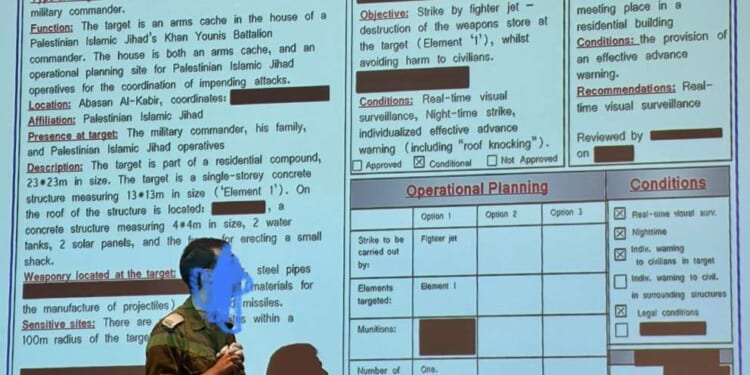 How Israeli Lawyers Vet Bombing Targets