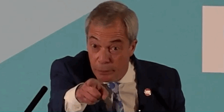 Watch moment Nigel Farage spells out four-letter word that will lead to Reform's success in Scotland