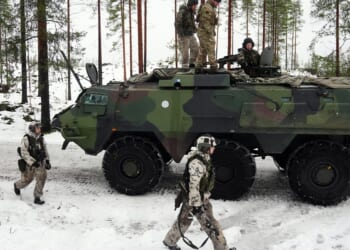 Watch British troops join Nato exercise just days after Vladimir Putin shocked Europe with war threat