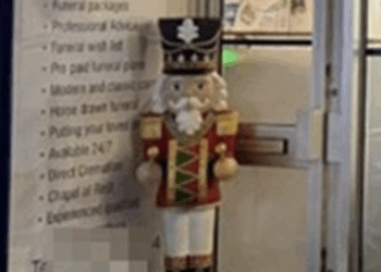 Two people arrested after 5ft nutcracker statue that sings to children is stolen