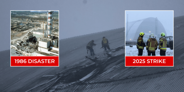 Nuclear warning as Chernobyl's vital radiation shield not working after devastating Russian strike