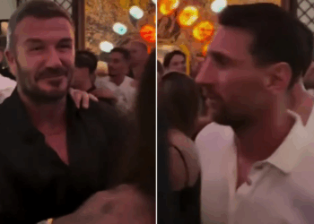 David Beckham and Lionel Messi's MLS celebrations revealed as fans react to awkward scenes