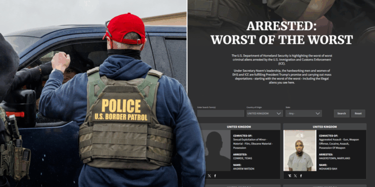 Migrant criminals named and shamed in new US 'worst of the worst' database