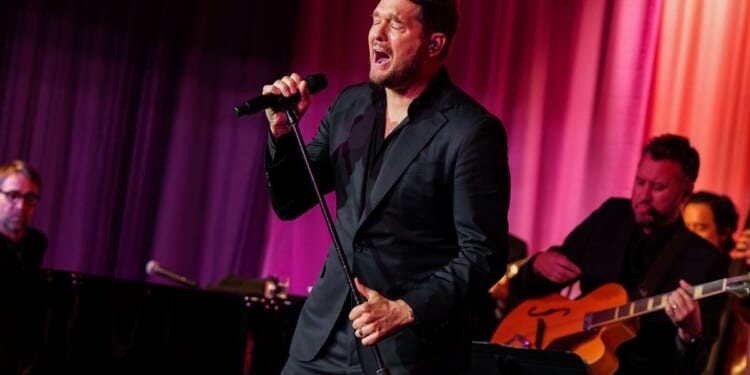 Michael Bublé calls music 'a gift from God,' meets with Pope Leo