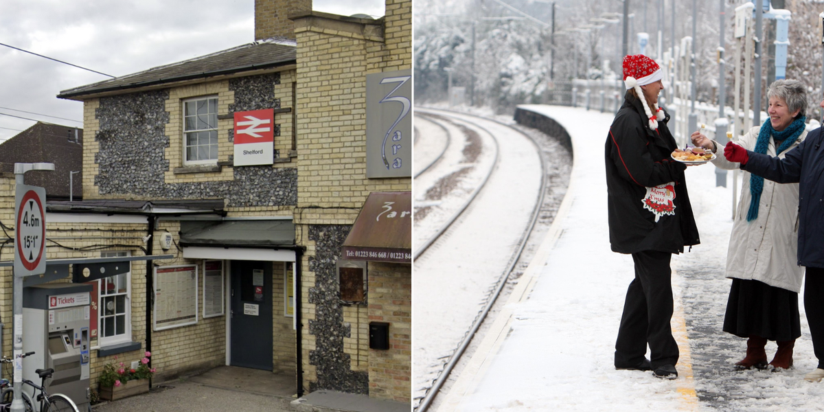 'Christmas miracle' for Cambridge couple after Good Samaritan train driver makes extra stop