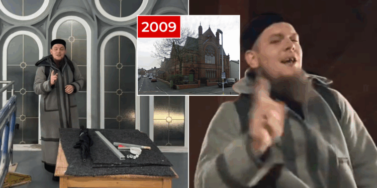 Muslim influencer shares gleeful video celebrating 'takeover' of Blackburn church