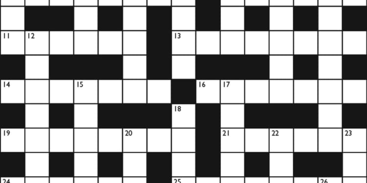 Crossword No. 1751