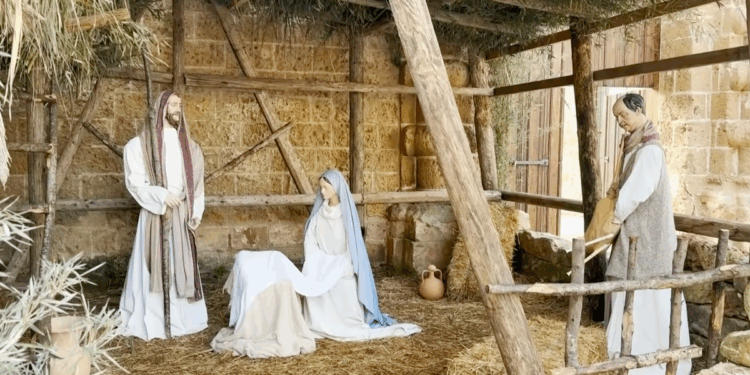 Migrant fugitive arrested after he was caught pretending to be statue in nativity scene