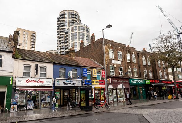 Barking high street in East London Barking high street in East London