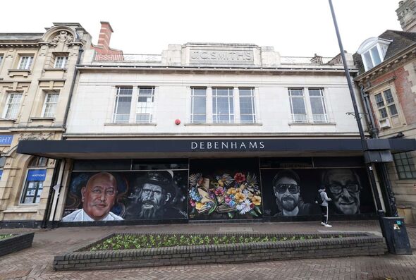 Closed Debenhams in Nuneaton Closed Debenhams in Nuneaton
