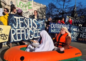 Low turnout for Unite the Kingdom carol service in London