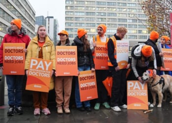 Britain's elderly set to suffer as resident doctors stage mass walkout just as 'super flu' outbreak hits