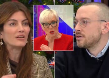 Dawn Neesom in furious row with GB News guest over lessons to boys on respect: 'Why would they listen?!'