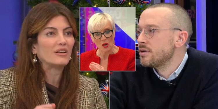 Dawn Neesom in furious row with GB News guest over lessons to boys on respect: 'Why would they listen?!'