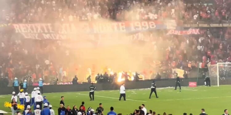 At least 59 injured in fan violence as police seized more than 120kg of pyrotechnics