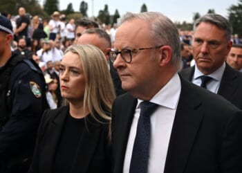 Australian PM Anthony Albanese BOOED while attending vigil