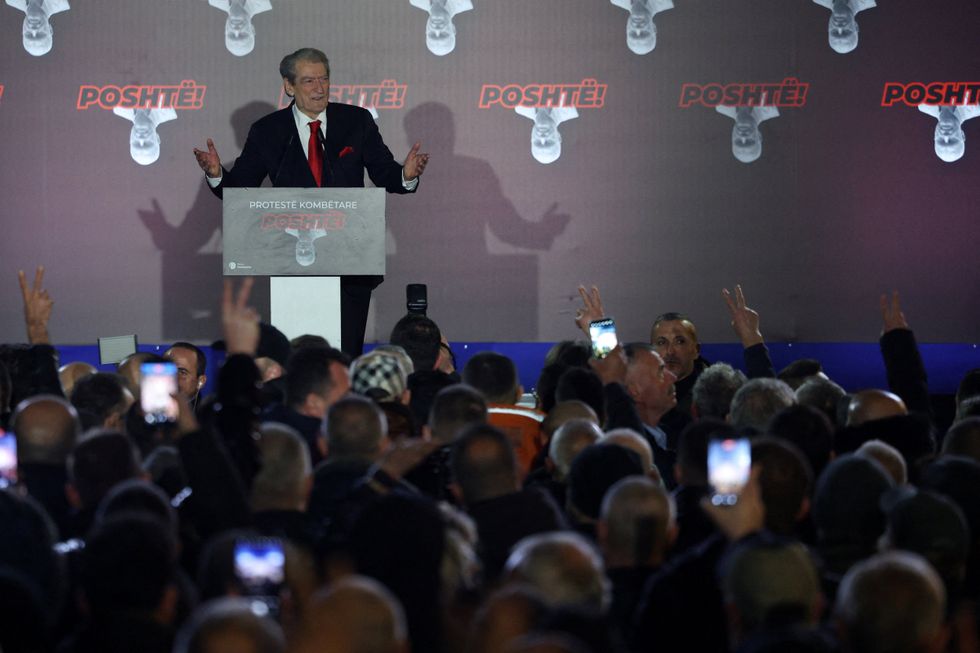 \u200bLeader of the opposition Sali Berisha