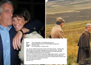 Epstein Files show email sent from 'Balmoral' to Ghislaine Maxwell 'signed A' asking for 'some new inappropriate friends'