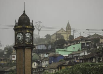 The British-built ghost town situated in the jungle where clocks stop at same time