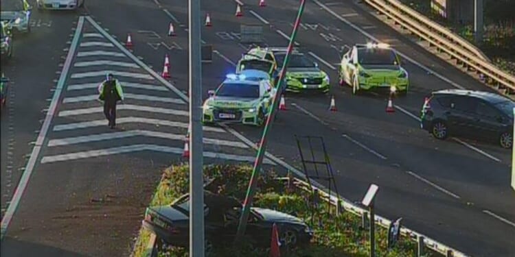 Travel chaos hits major motorway as crash sparks road closure and huge delays