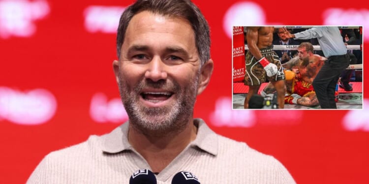Eddie Hearn tears into 'out of his depth' Jake Paul over comments made about Anthony Joshua fight