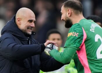 Pep Guardiola makes joke about his weight after Man City secure vital win over Nottingham Forest