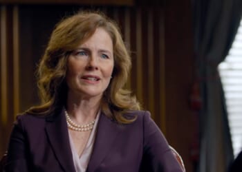 Amy Coney Barrett talks Dobbs decision, warns of UK free speech