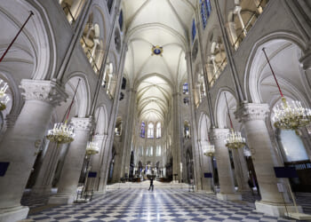 Over 330,000 sign petition opposing Macron's mark on Notre-Dame