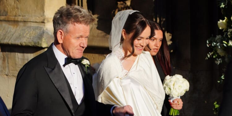 Gordon Ramsay praises daughter Holly as wedding day is overshadowed by Adam Peaty family tensions