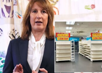 Retail sector administrations soar by a fifth as Rachel Reeves's business tax raid shuts down high street