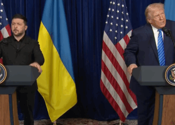 Donald Trump and Volodymyr Zelensky speak after peace talks as President admits ‘one or two thorny issues’
