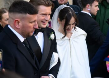 Adam Peaty's brother deletes social media post after 15 minutes following 'ban' from Holly Ramsay wedding