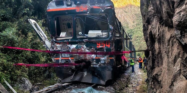 One dead and more than FORTY injured after head-on train crash at world-famous landmark