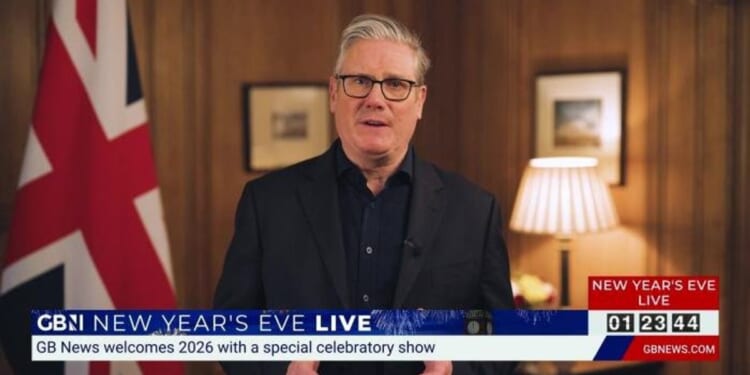 Keir Starmer promises 'positive change' in New Year's message