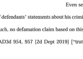Man Who Had Pleaded Guilty to Felony Forgery of Court Orders Sues Over Being Called "Convicted Felon"