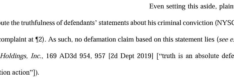 Man Who Had Pleaded Guilty to Felony Forgery of Court Orders Sues Over Being Called "Convicted Felon"