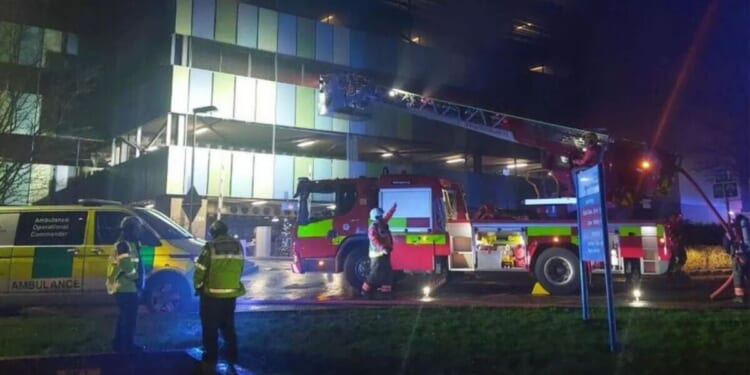 Addenbrooke's Hospital fire LIVE: Huge multi-vehicle blaze at Cambridge car park | World | News