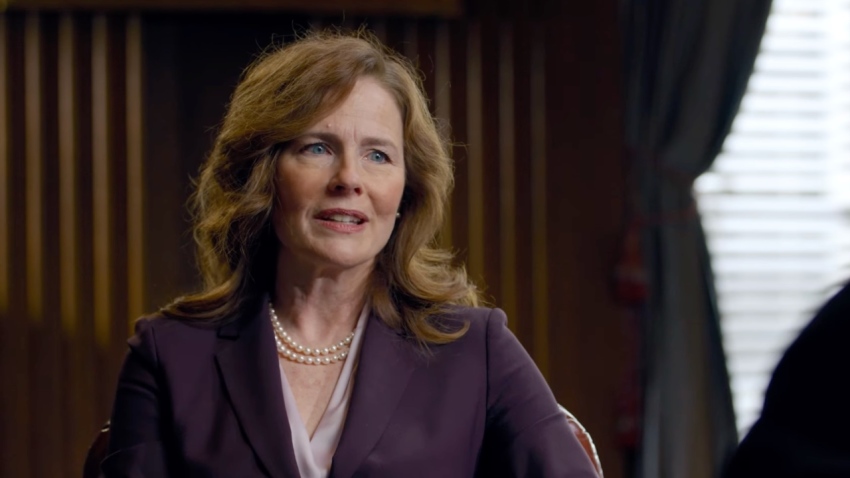 U.S. Supreme Court Associate Justice Amy Coney Barrett discussed her originalist interpretation of the U.S. Constitution during an interview with Bishop Robert Barron that aired Dec. 21, 2025.