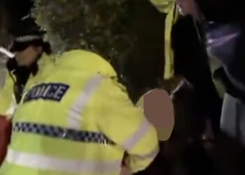 Bell Hotel chaos as protestors accuse police of firing pepper spray | UK | News