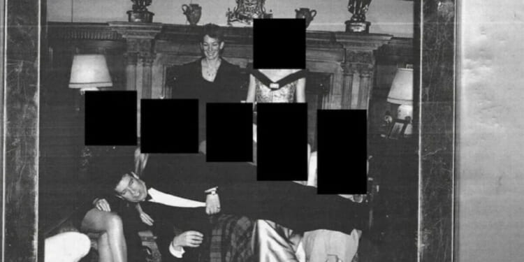 Bizarre new photo shows Andrew laying on legs as Ghislaine Maxwell looks on | Royal | News