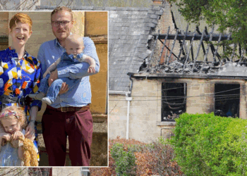 Boxing Day fire: Mother and two children who died in Stroud blaze are pictured