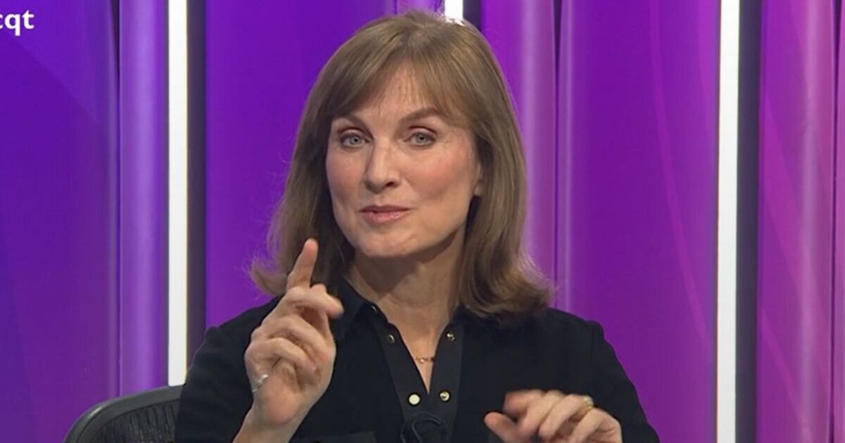 Fiona Bruce remark sparks BBC Question Time bias row | TV & Radio | Showbiz & TV