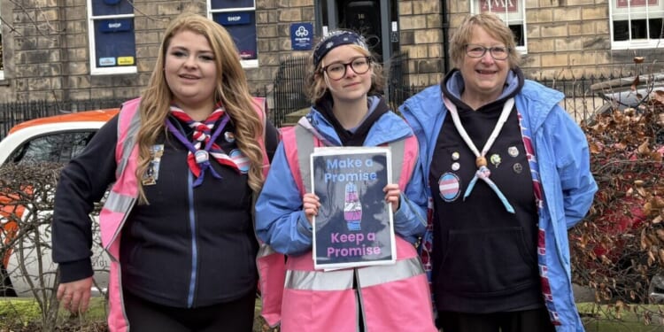 Furious protest outside Girlguiding HQ after they ban trans girls | UK | News