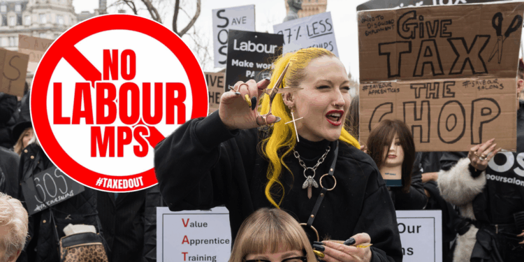 Hairdressers join forces with landlords and BAN Keir Starmer's MPs