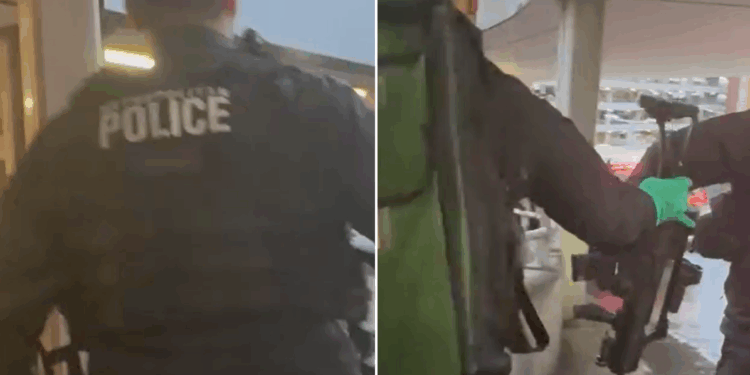 Heathrow eyewitness shares 'chaotic' footage of armed police storming multistorey car park
