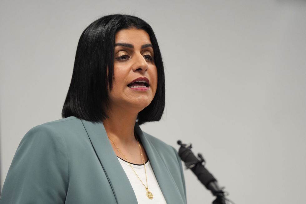Home Secretary Shabana Mahmood