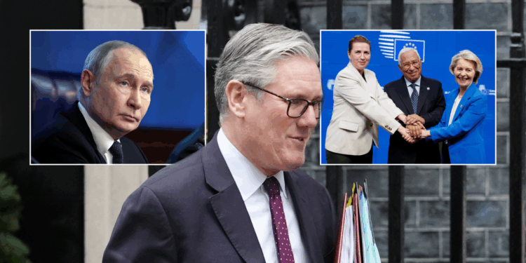 Keir Starmer's Ukraine plans snubbed by EU as Brussels approves mega-fund to fend off Russia